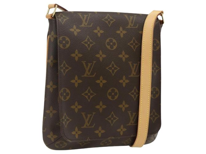 LOUIS VUITTON Bolsa de Ombro Curta Monogram Musette Salsa M51258 LV Auth ka4170V Monograma