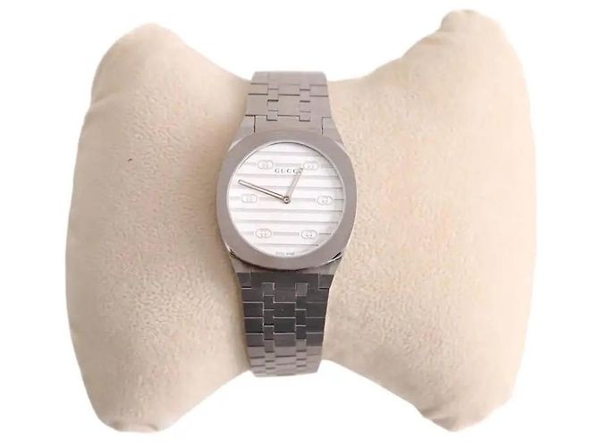 Gucci Reloj 25H plateado Plata