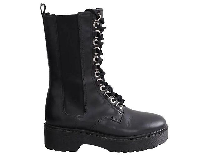 Maje Botas pretas com fivela Preto