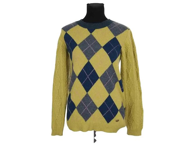 Chanel Grüner Pullover 