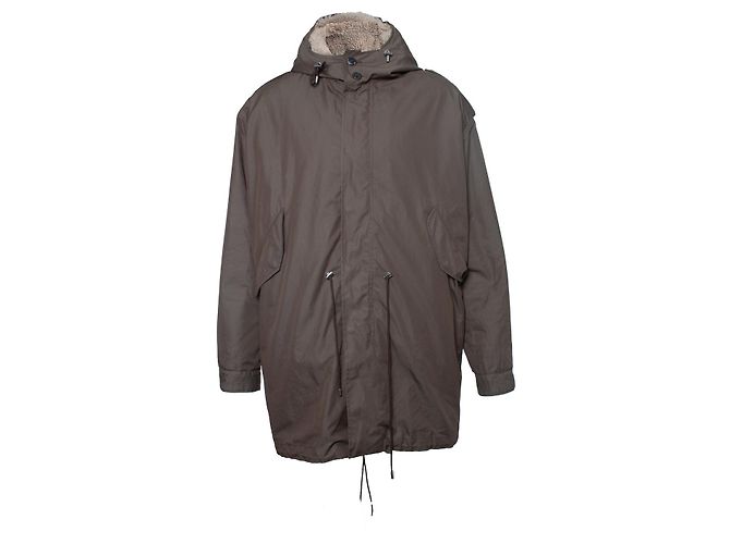 Abrigo parka verde Gucci