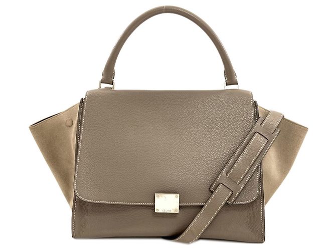 Céline Bolso Celine Trapeze 2-Way Castaño