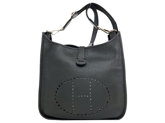 Hermès Borsa a tracolla Hermes Evelyne 3 GM Nero