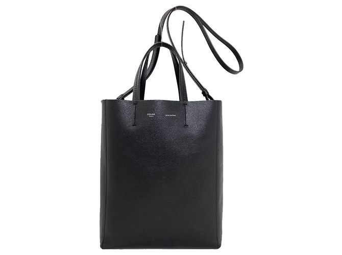 Céline Sac Cabas Vertical 2-Way Celine Noir