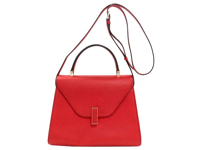 2-Way Handtasche Valextra Iside Rot