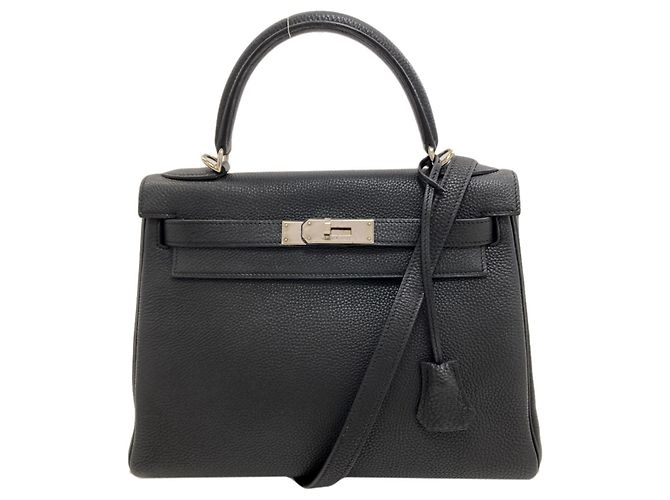 Hermès Hermes Kelly 28 Handtasche Schwarz