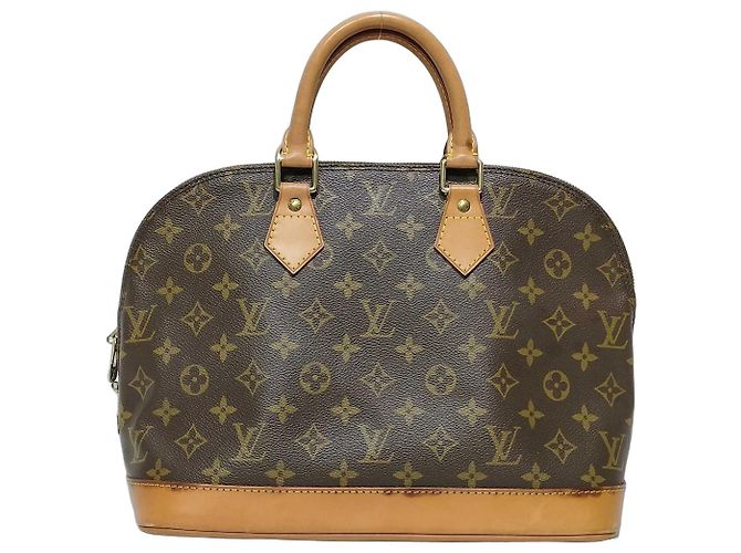 Bolsa Louis Vuitton Alma em Canvas Monogram MM Marrom