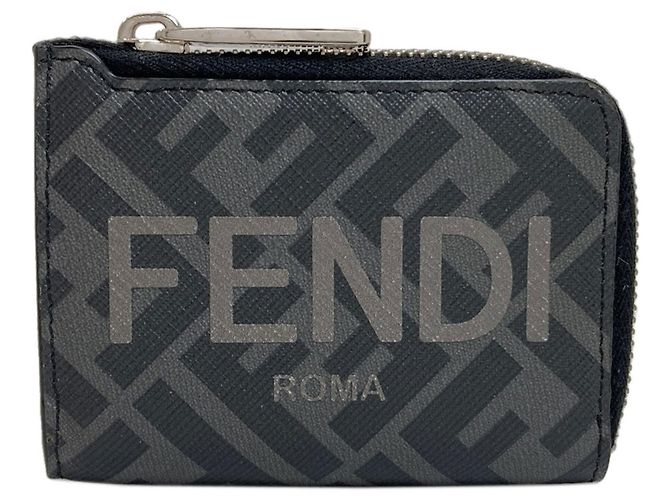 Monedero Fendi con estampado Zucca Castaño