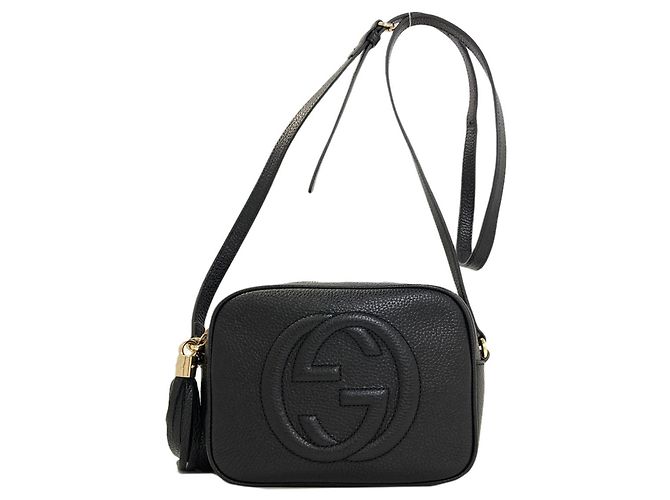 Borsa a Spalla Gucci Soho Disco Nero