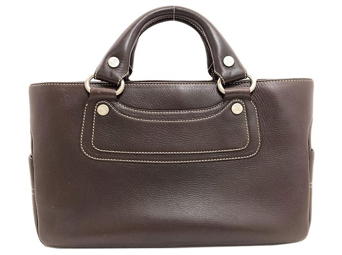 Céline Bolsa Celine Boogie Bag Marrom
