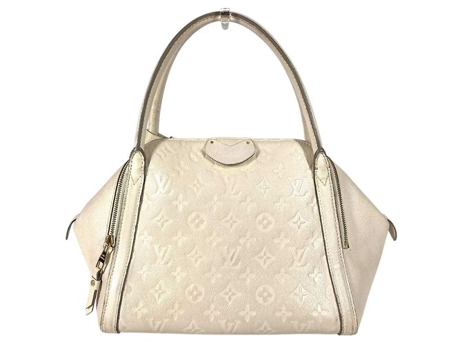 Bolso Tote Louis Vuitton Monogram Empreinte Mare MM Blanco