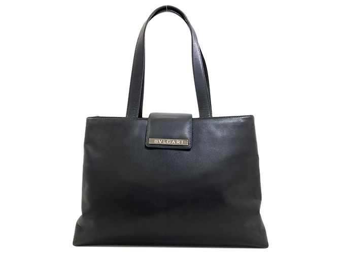 Bulgari Borsa in pelle nera Bvlgari Nero