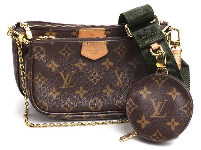 Louis Vuitton Multi Pochette Accessoires Castaño Caqui