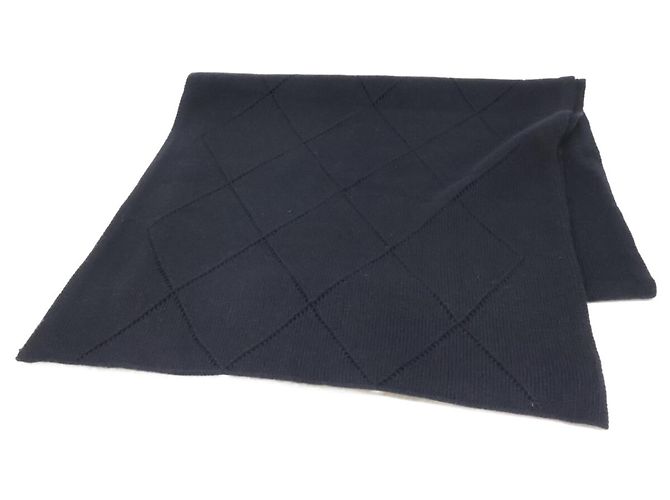 Sciarpa in cashmere Chanel Coco Mark Nero 