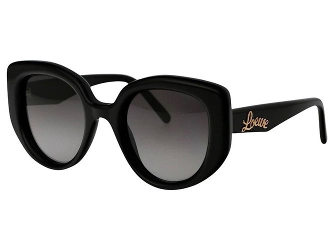 Loewe Butterfly Acetate Sunglasses Black