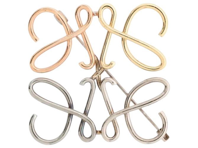 Spilla Loewe Anagramma Multicolore