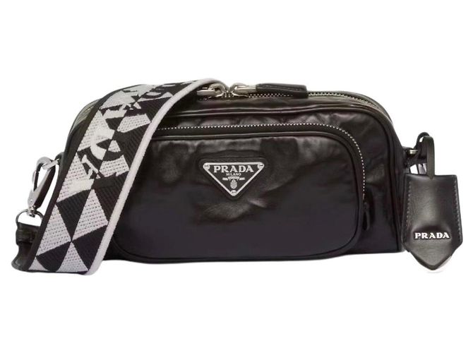 Prada Borsa a Tracolla Nappa Antique Nero