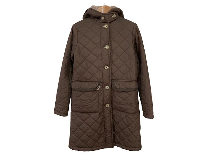 Autre Marque Casaco acolchoado Mackintosh Marrom