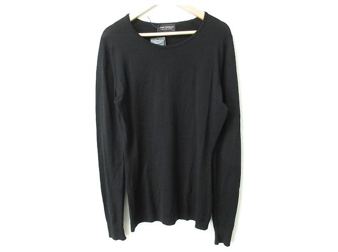 Autre Marque 100% Wolle Strickware John Smedley Schwarz