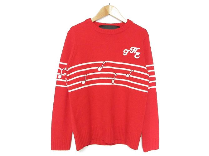 Strickpullover MARC JACOBS THE BAND SWEATER Rot