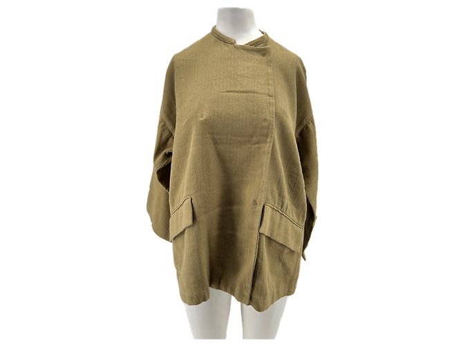 Pomandère Bluse camel Kamel