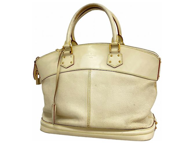 Bolsa Louis Vuitton Suhali Lockit MM Branco