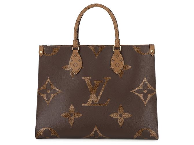 Louis Vuitton Monogram Reverse Giant OnTheGo MM Tote Bag Rot
