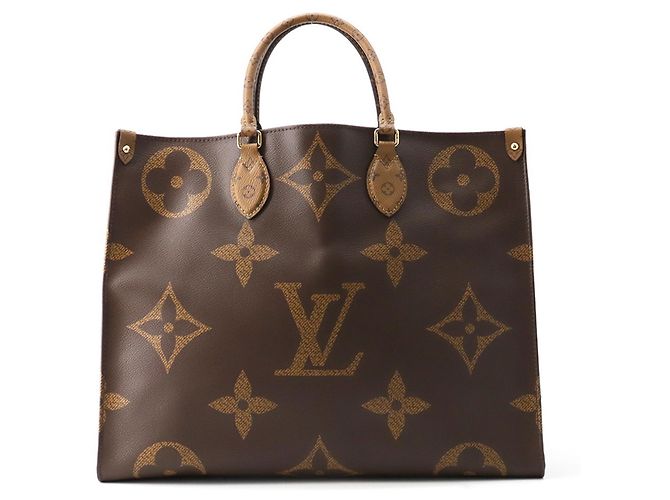 Louis Vuitton Monogram Reverse Giant OnTheGo GM Tote Bag Rot