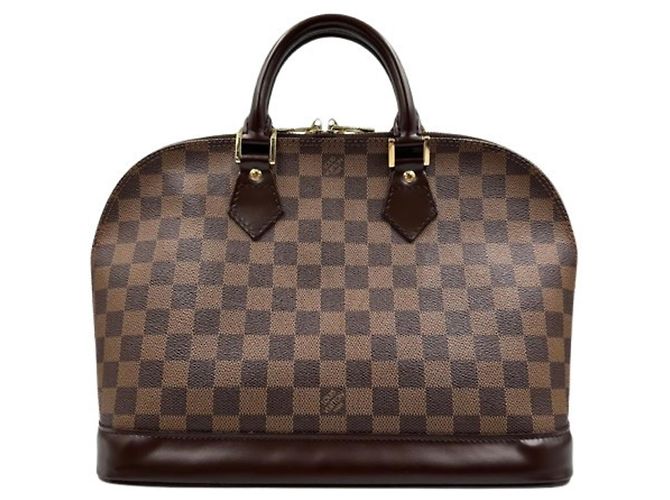 Borsa Louis Vuitton Alma PM Damier Marrone Damier ebene