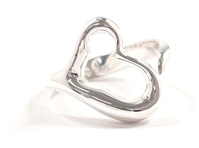 Tiffany & Co Tiffany Open Heart Ring von Elsa Peretti Silber