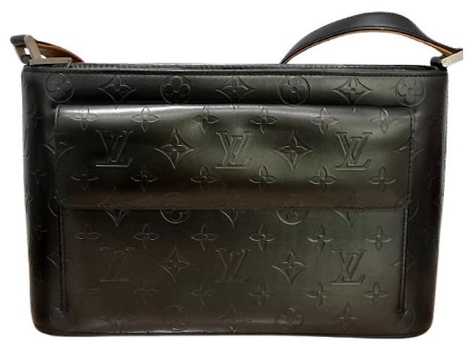 Borsa a tracolla Louis Vuitton Monogram Mat Alston Black Nero