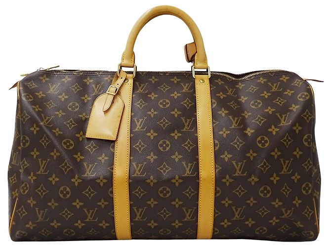 Sac Boston Monogram Louis Vuitton Marron