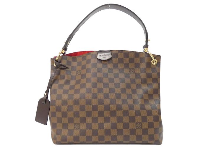 Borsa a tracolla Louis Vuitton Damier Graceful PM Damier ebene