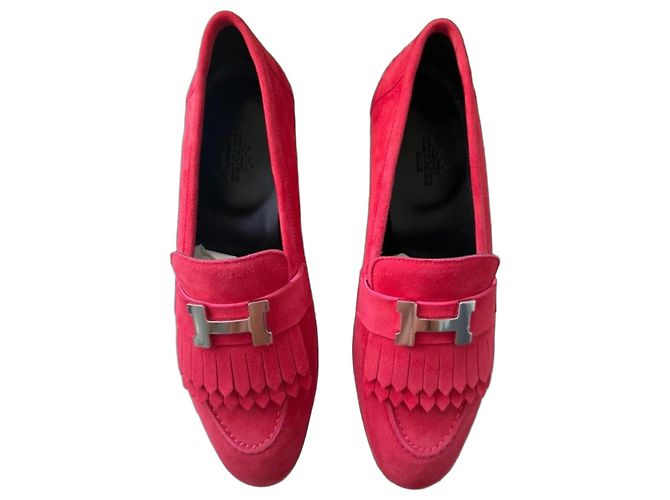 Mocasines Hermès Royal de ante rosa