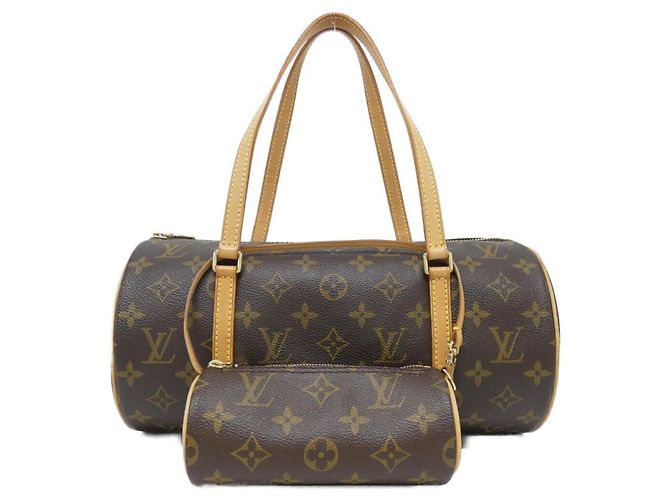 Louis Vuitton Monogram Papillon Handbag Brown