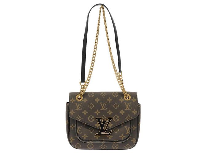 Bolsa de Ombro Louis Vuitton Monogram Passy Marrom