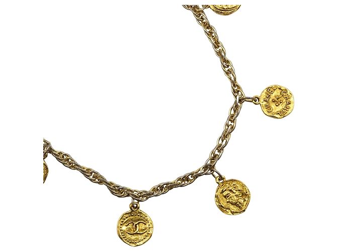 Chanel COCO Mark Münzanhänger-Halskette