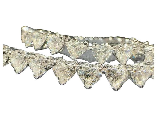 Pulseira de diamantes De Beers Love Diamond Row Prata