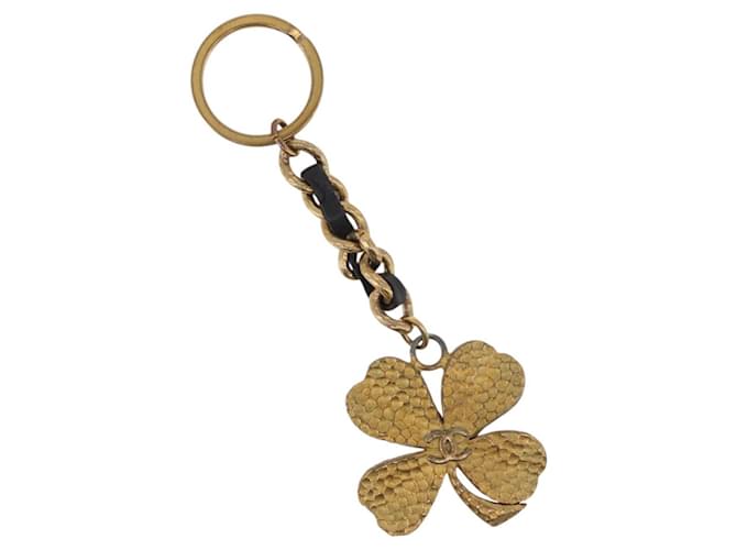 CHANEL COCO Portachiavi Charm in metallo Oro CC Auth bs34873 D'oro 