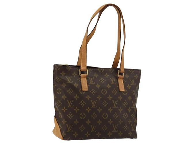 LOUIS VUITTON Borsa Tote Cabas Piano Monogram M51148 LV Auth ka3853 Monogramma