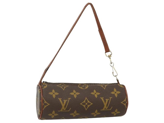 LOUIS VUITTON Monogram Papillon Pouch LV Auth 177296