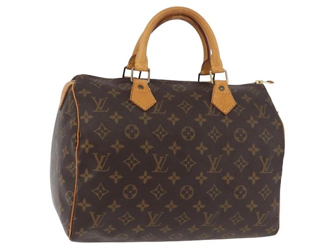 LOUIS VUITTON Bolsa Monogram Speedy 30 M41526 LV Auth 175538A
