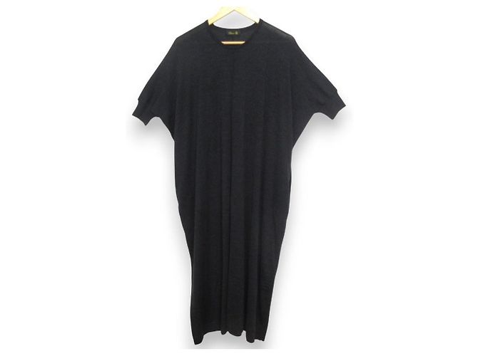 Autre Marque Drawer Strickkleid aus Wolle Schwarz