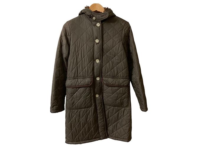 Autre Marque Casaco acolchoado Mackintosh Marrom