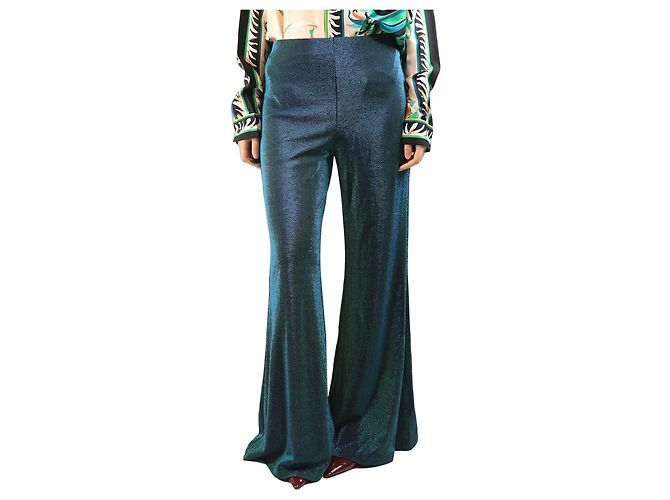 Missoni Grüne Lurex-Hose - Größe M