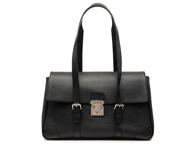 Louis Vuitton Black Epi Segur MM Noir
