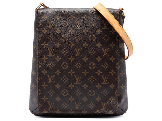 Louis Vuitton Marron Monogram Musette Salsa Dragonne Longue