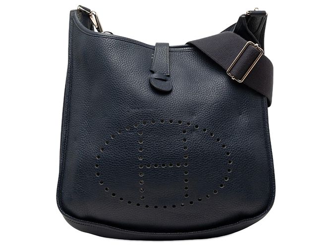 Hermès Blue Clemence Evelyne III 29 Bleu Bleu Marine