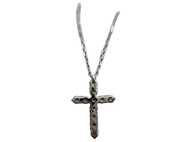 Collar Graff Classic Graf de Oro Blanco y Diamantes Plata
