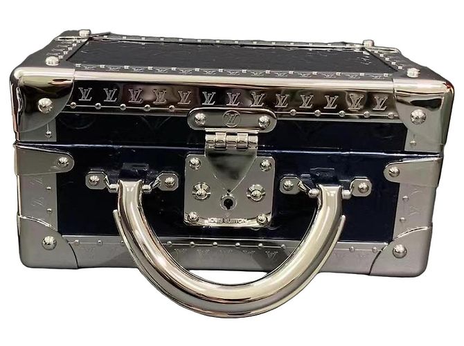 Louis Vuitton Sac Boîte Grand Modèle Alliage de Titane Multicolore